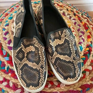 Vince snakeskin slippers sneakers